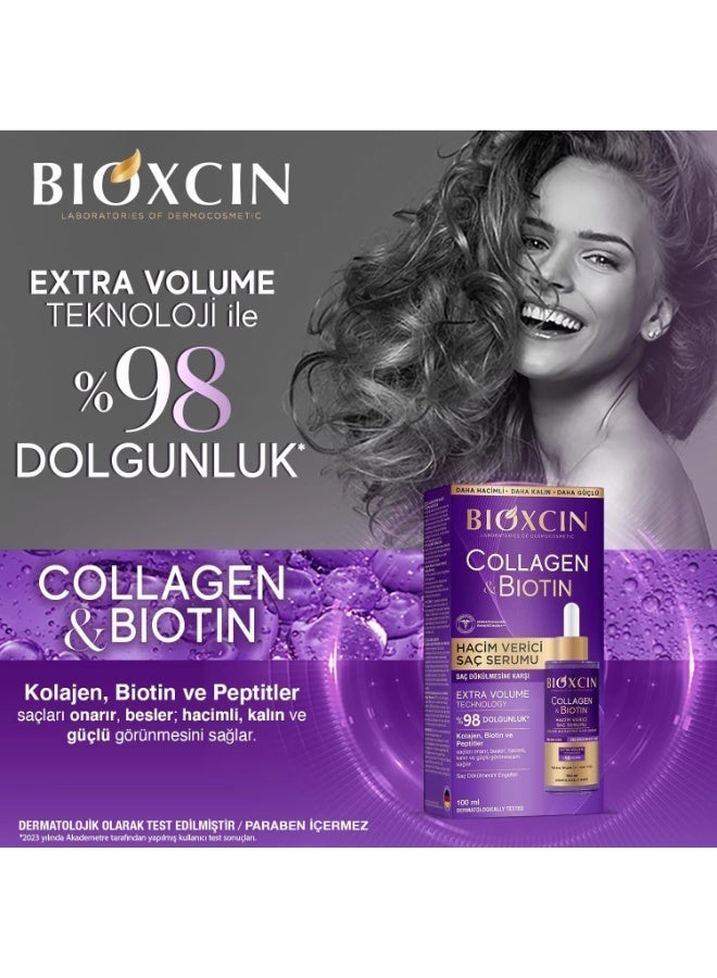 Bioxcin Collagen Biotin Extra Volume Anti-Hair Loss Serum 100ml - Image 4
